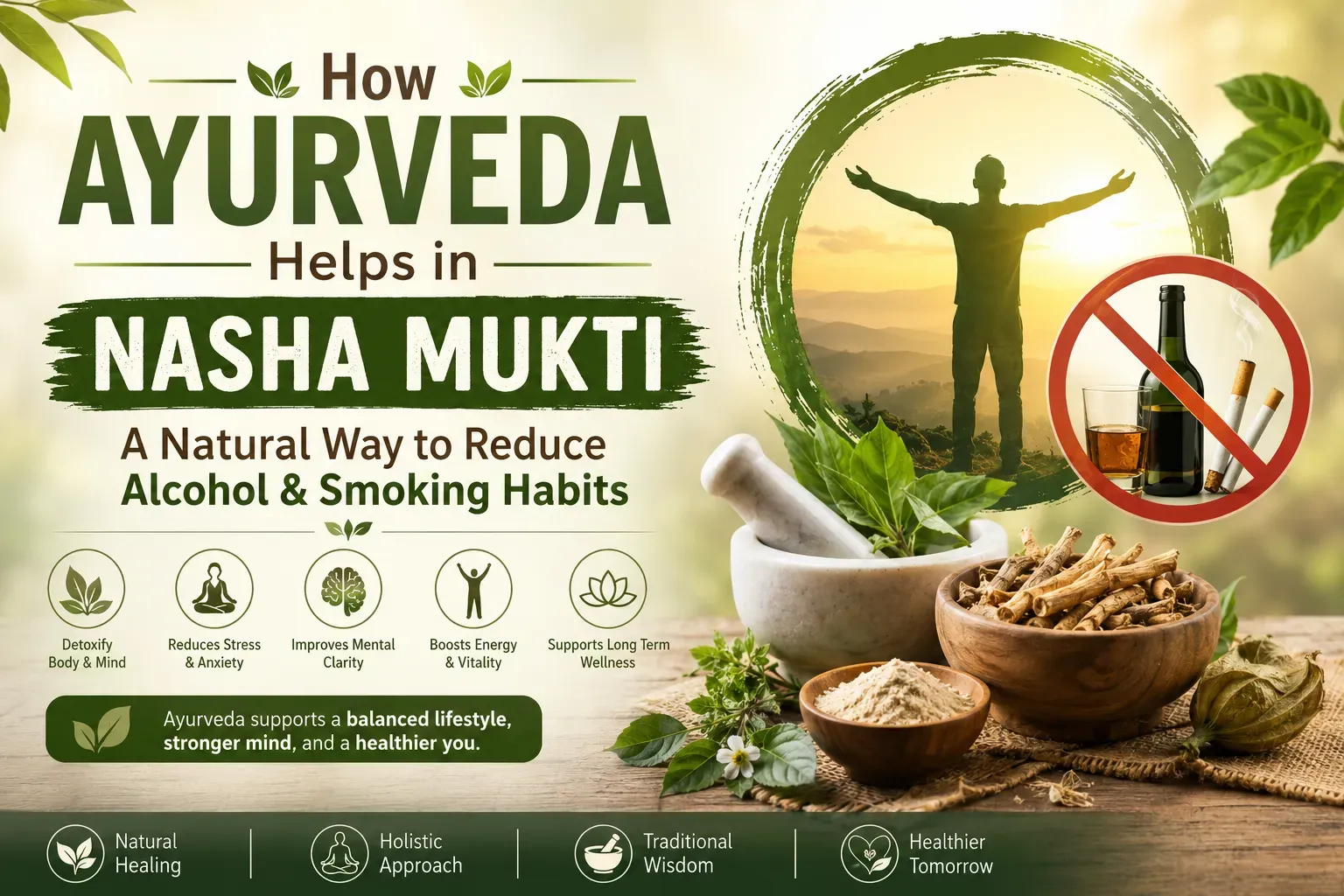 How Ayurveda Helps in Nasha Mukti